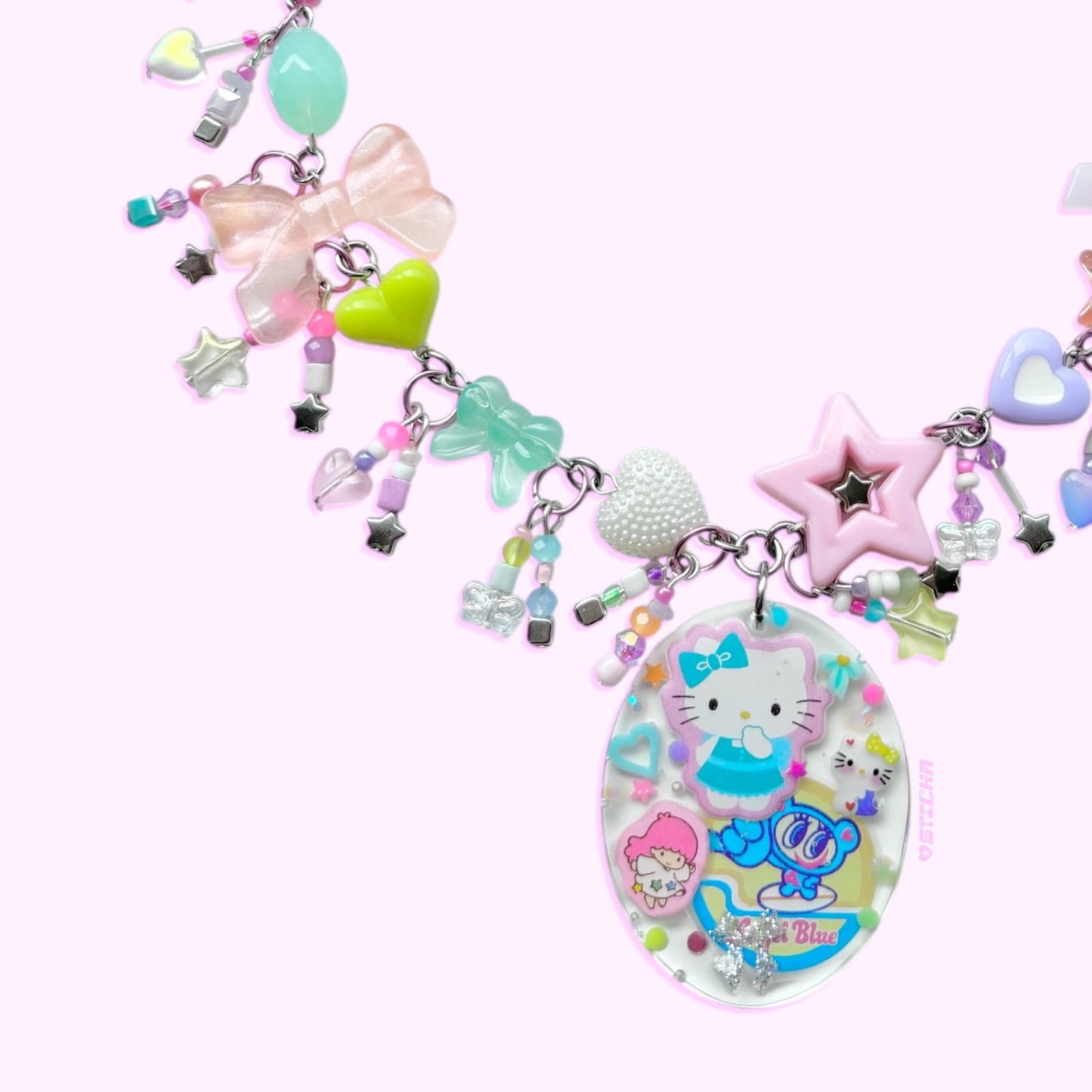 HELLO ANGEL CHARM NECKLACE