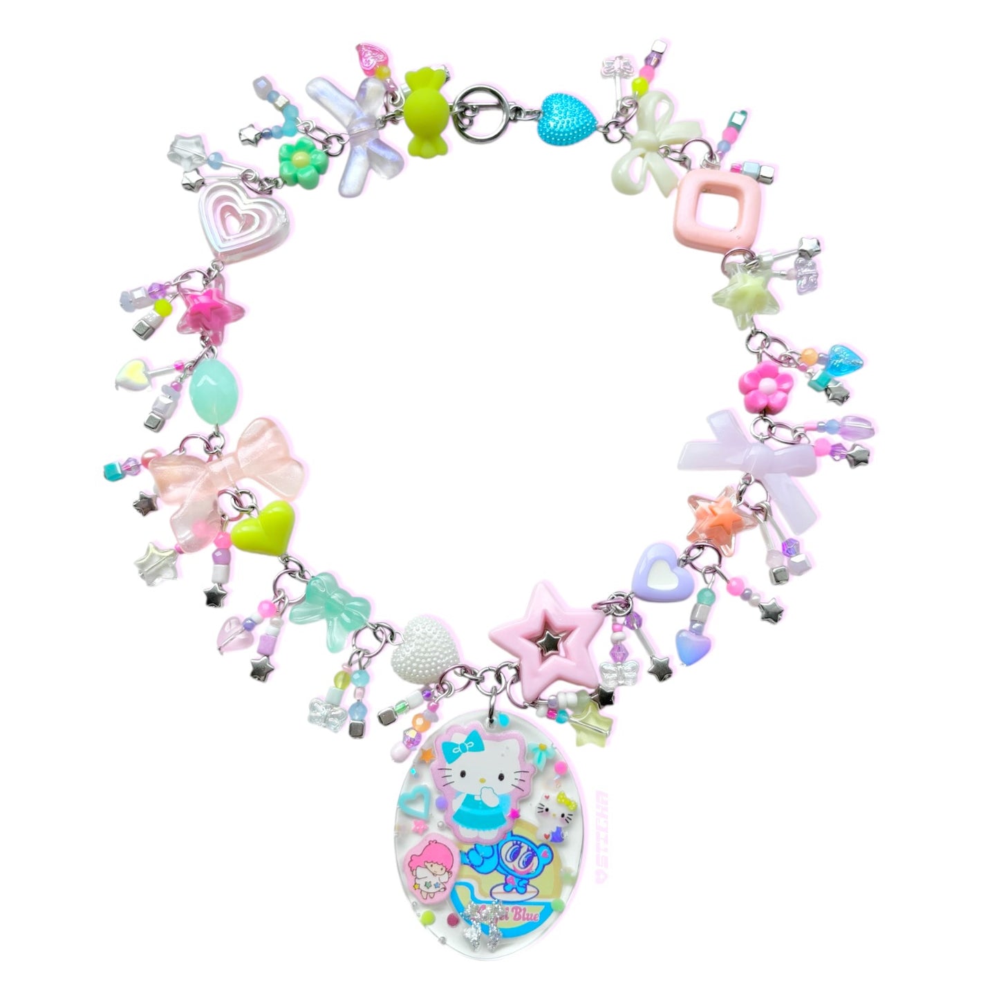 HELLO ANGEL CHARM NECKLACE