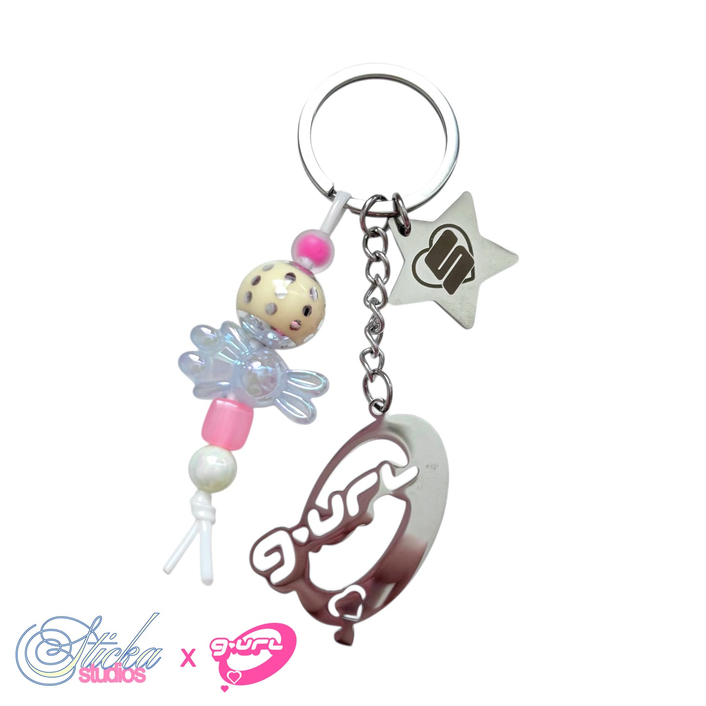 Sticka x Gurlworld Keychains