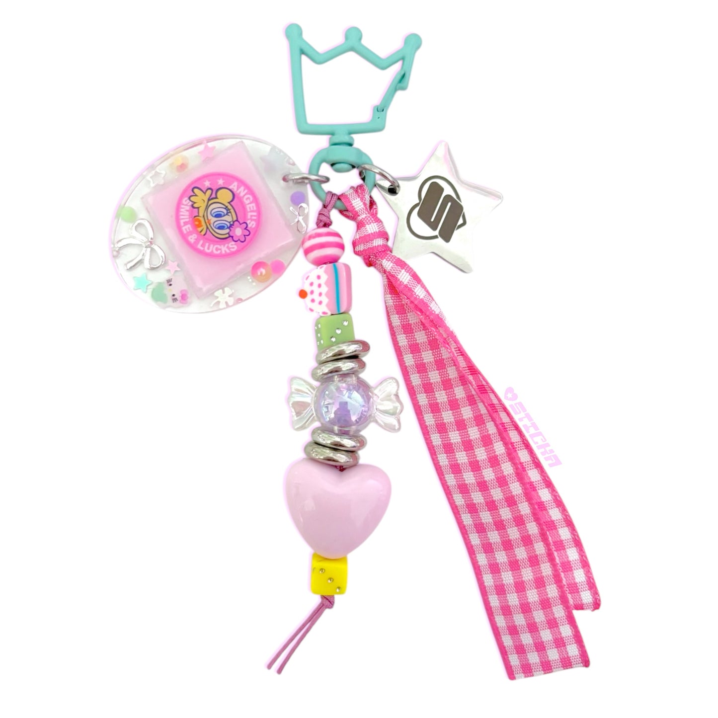 RIBBON CONFETTI BAG CHARM #1