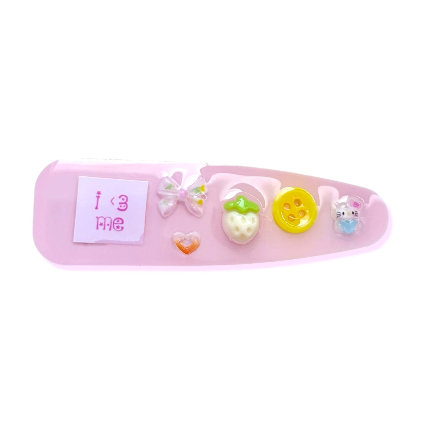 “I <3 ME” HAIR CLIP #2