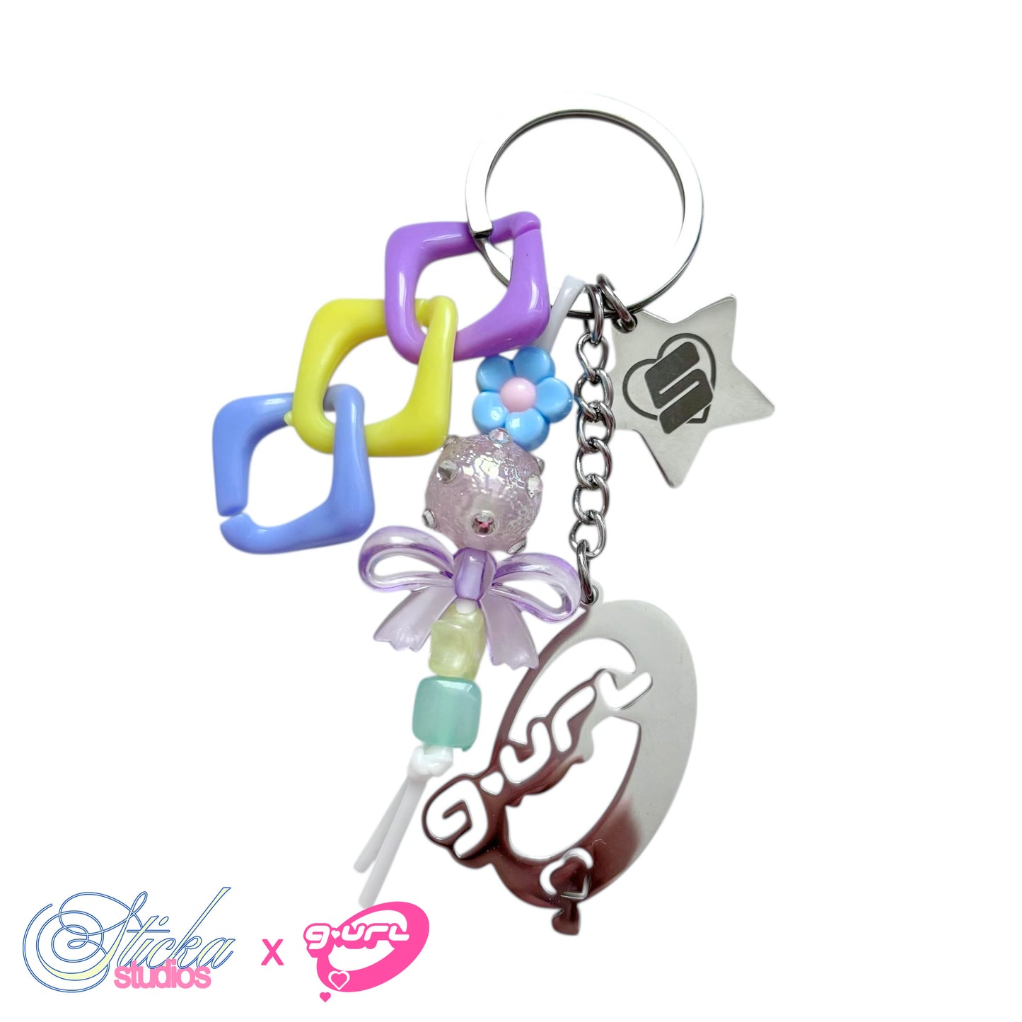 Sticka x Gurlworld Keychains
