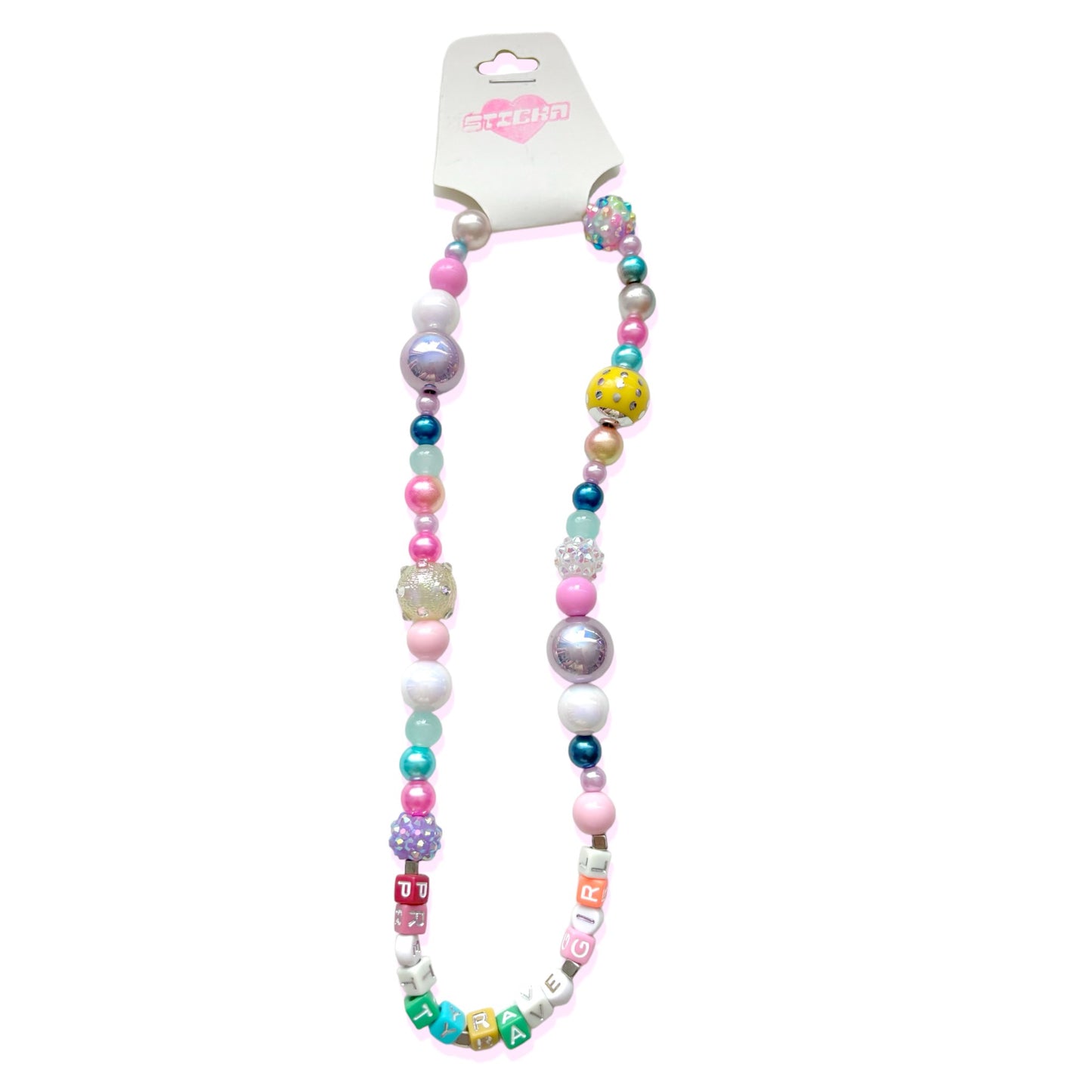 PRETTY RAVE GIRL NECKLACE