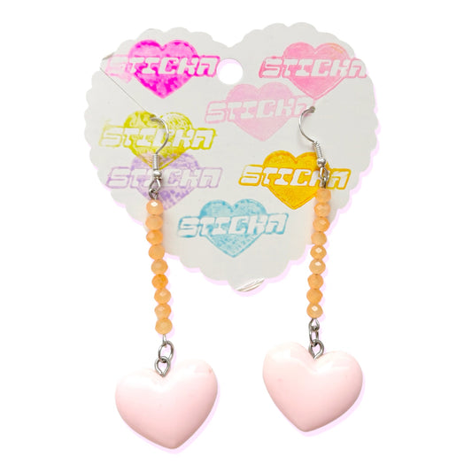 HEART DROP EARRINGS