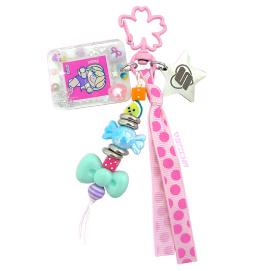 RIBBON CONFETTI BAG CHARM #2