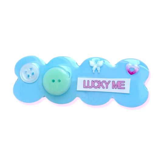 “LUCKY ME” HAIR CLIP #1