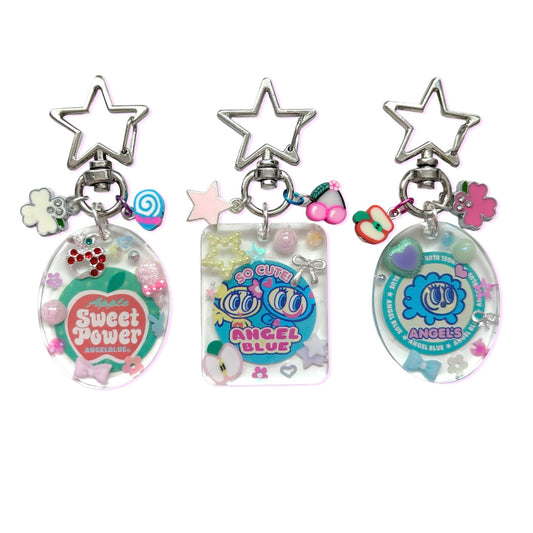 ANGEL BLUE KEYCHAINS