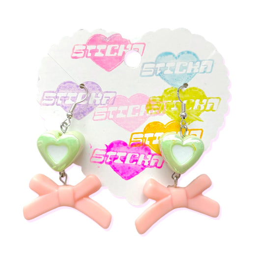 LOVE BOW EARRINGS