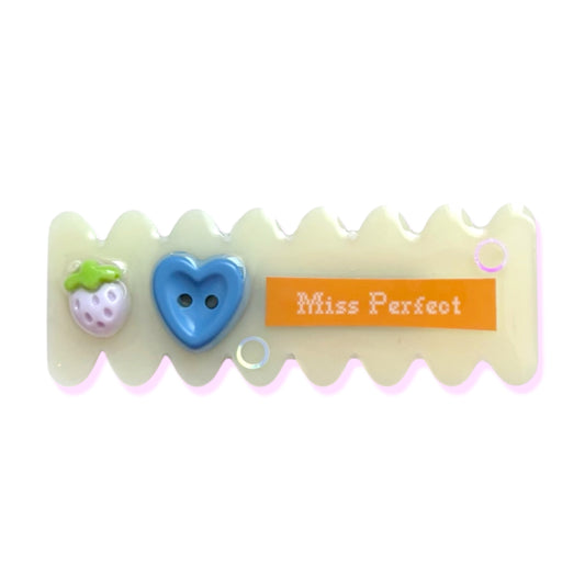 “MISS PERFECT” HAIR CLIP #2