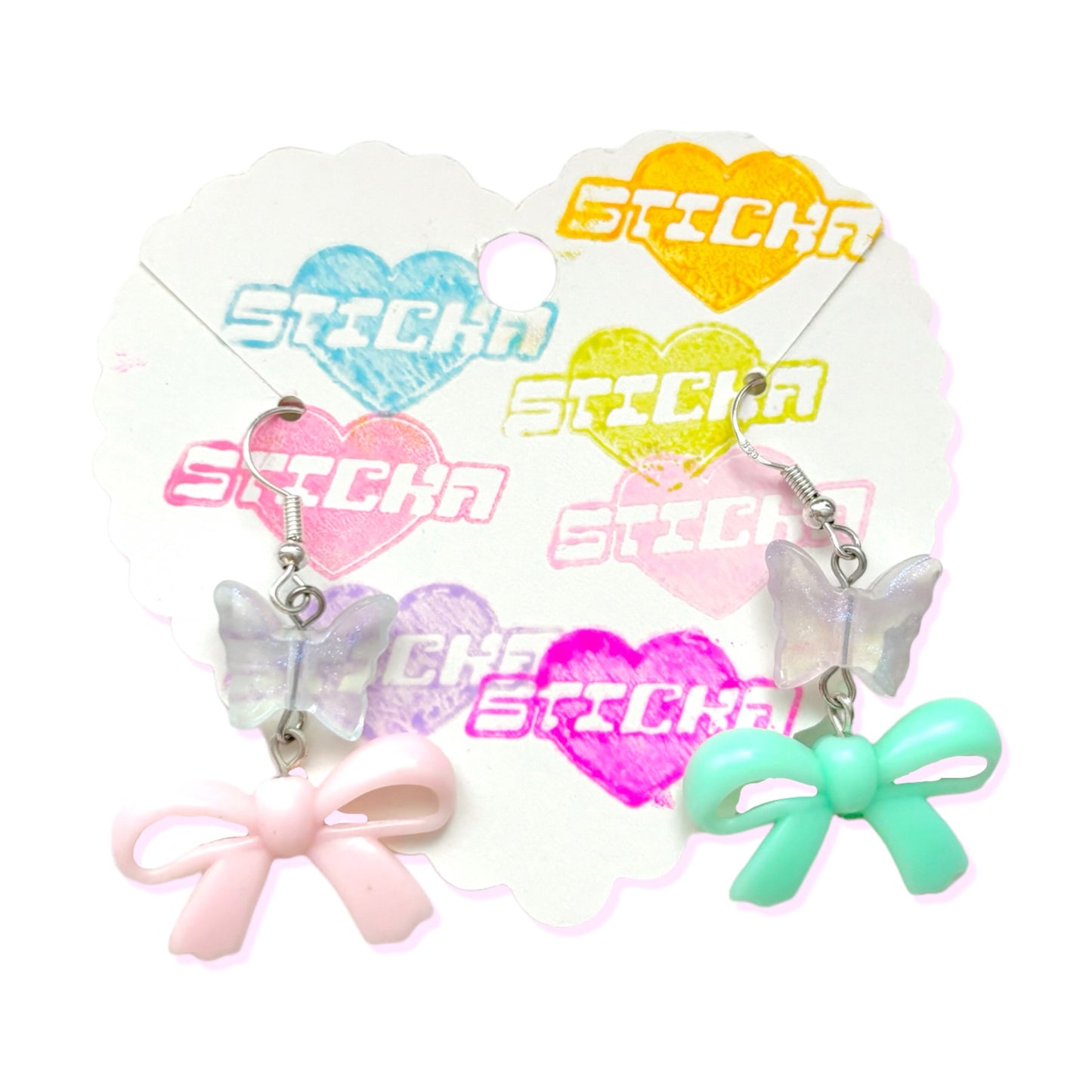 BUTTERFLY BOW EARRINGS