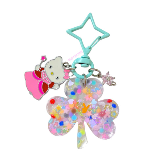 HELLO KITTY CONFETTI KEYRING #2